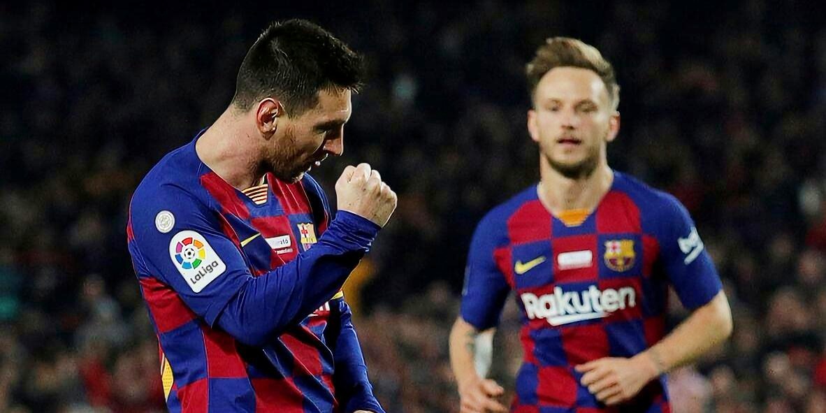 包含梅西上演帽子戏法，巴萨踢爆马洛卡的词条